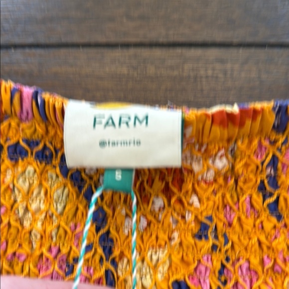 Farm Rio Yellow Palms Party Smocked Mini Skirt Size Small - Picture 15 of 16